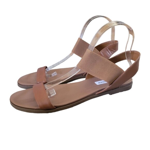 Steve Madden Darnell Brown Leather Sandals Size 10 - Picture 1 of 6